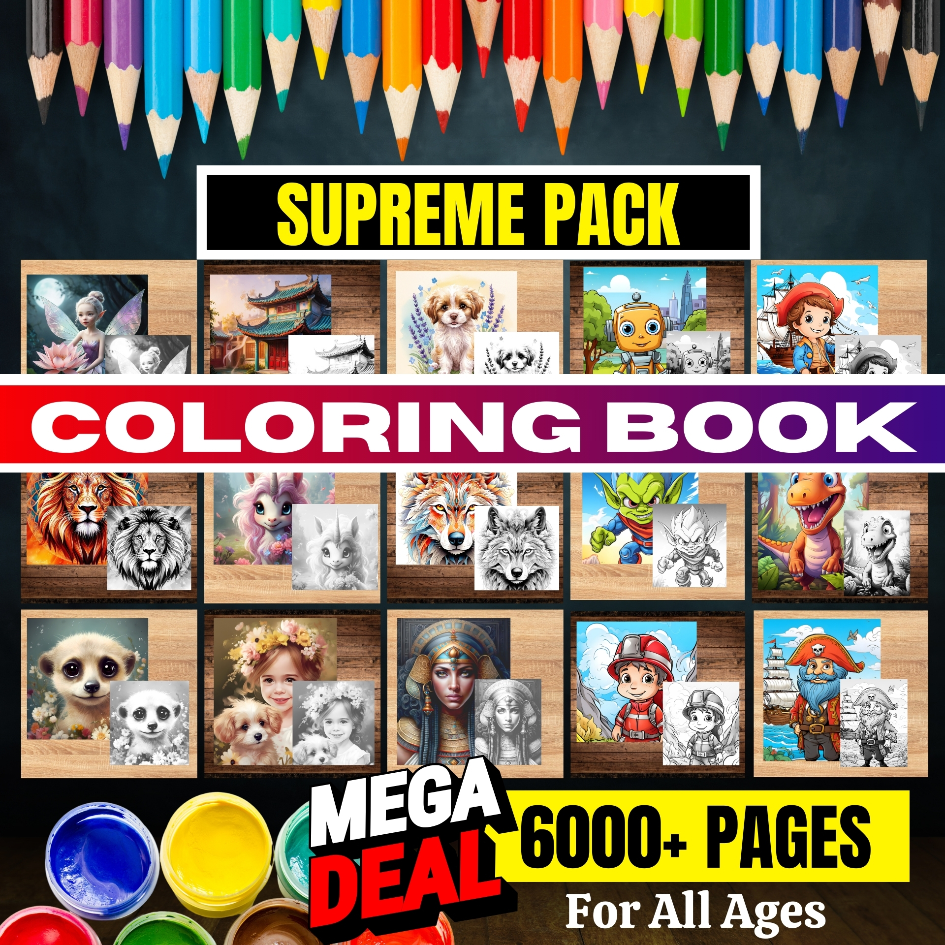 Coloring E-Books: Perfect for Kids and Adults Alike! - Image 2