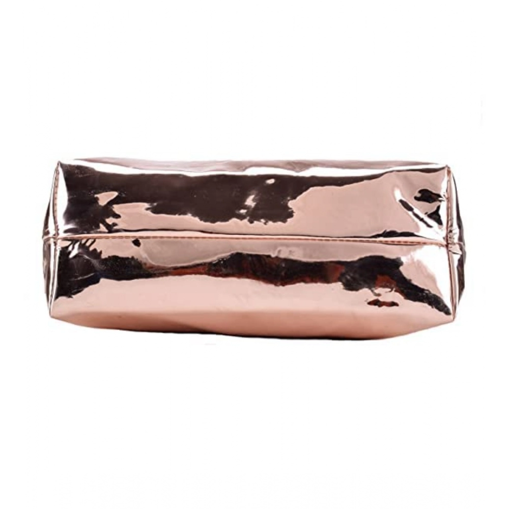 Generic Women's Synthetic Solid Shoulder Bag (Rose Gold ) - Image 3